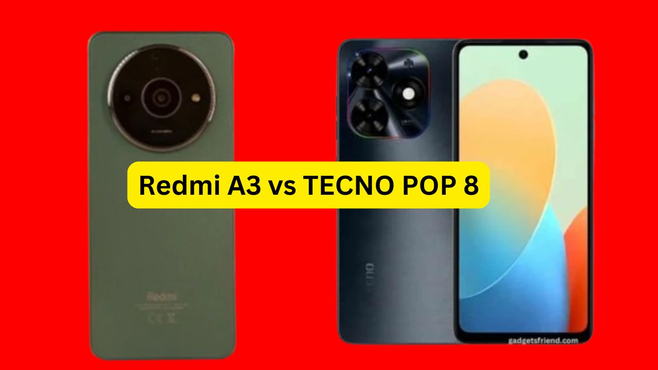 Redmi A3 vs TECNO POP 8